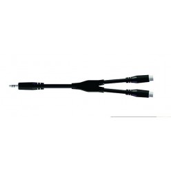 PROEL STAGE BULK520LU03 BULK Series kabel Jack 3.5 stereo - 2x gniazdo RCA 0.3m